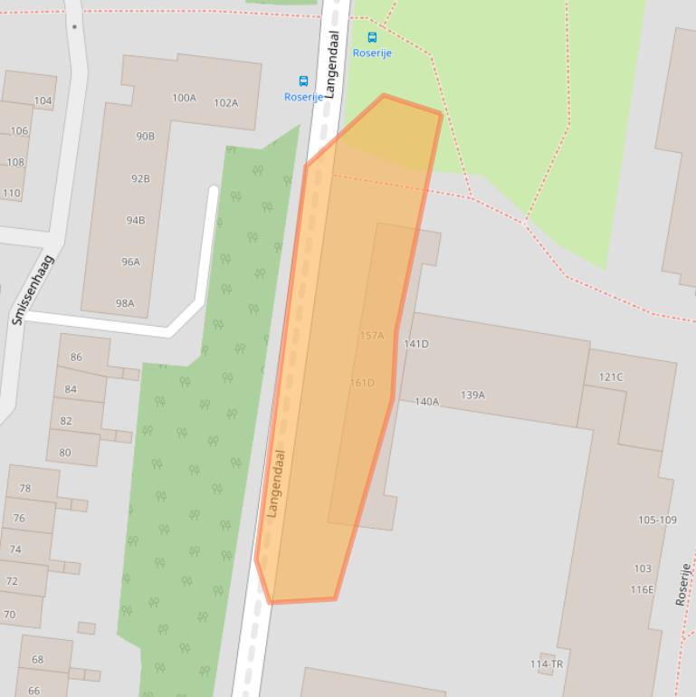 Kaart van postcodegebied 6228DM.