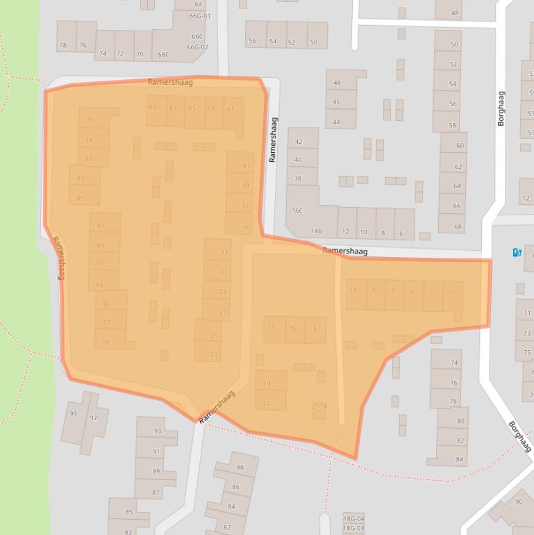 Kaart van postcodegebied 6228EV.