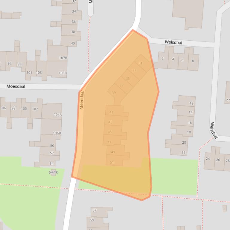 Kaart van postcodegebied 6228GE.