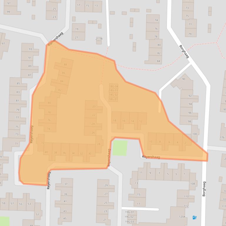 Kaart van postcodegebied 6228HC.