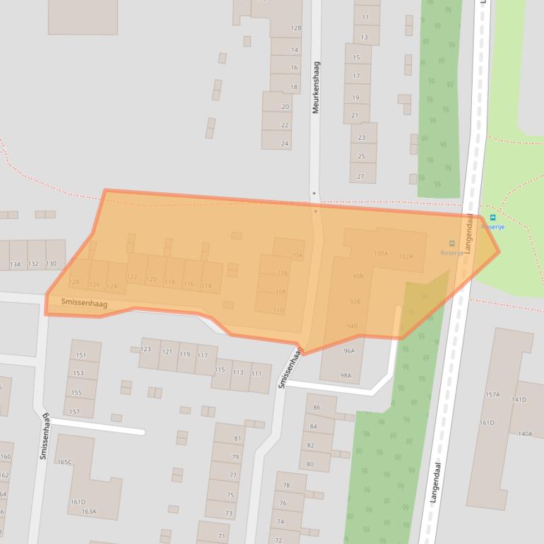 Kaart van postcodegebied 6228HJ.