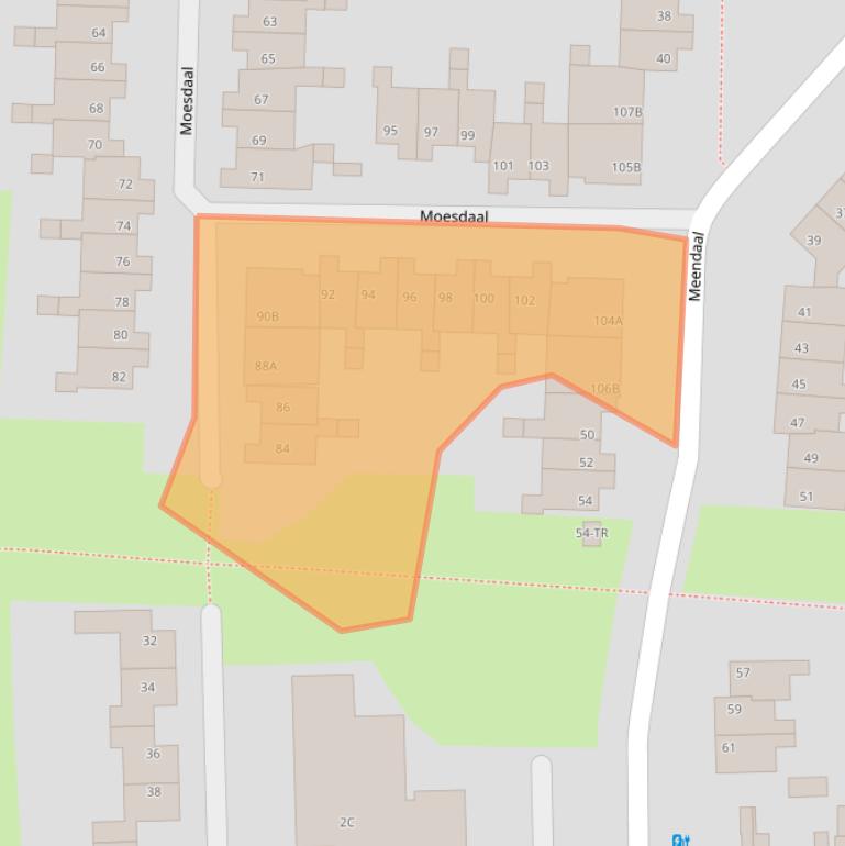 Kaart van postcodegebied 6228HW.