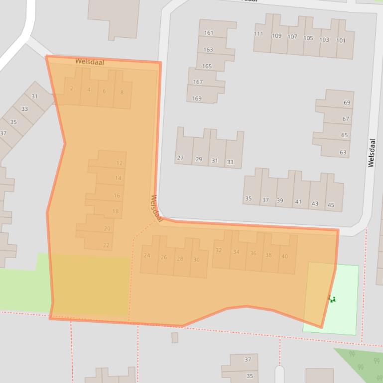 Kaart van postcodegebied 6228JA.