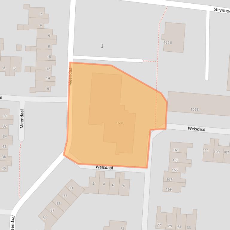 Kaart van postcodegebied 6228JG.