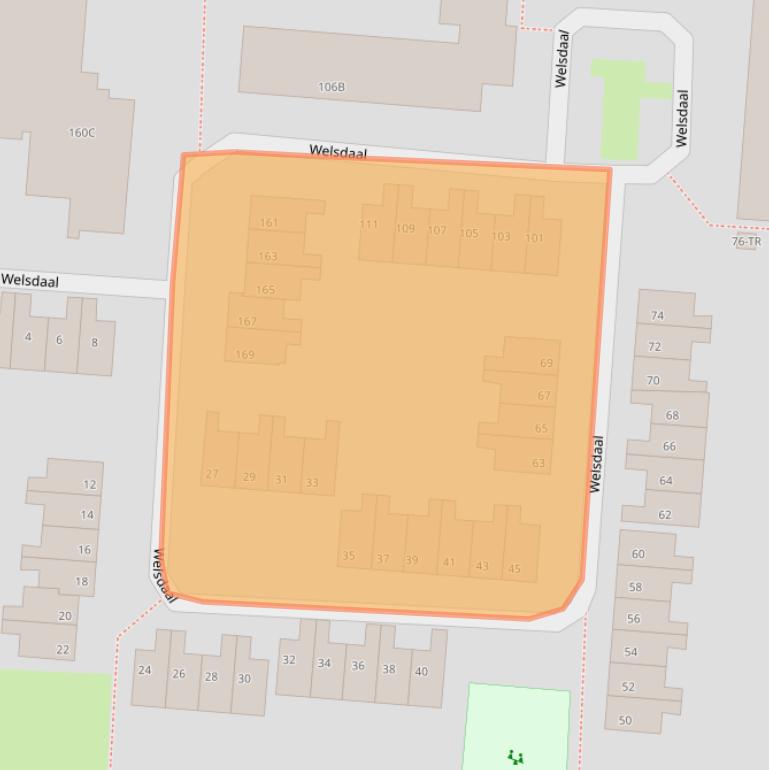 Kaart van postcodegebied 6228JK.