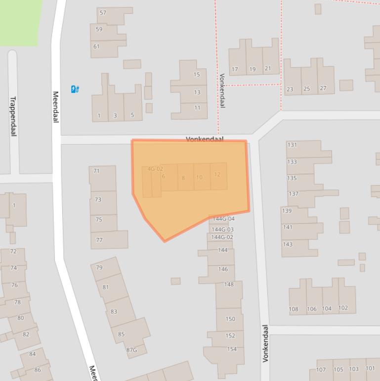 Kaart van postcodegebied 6228JR.