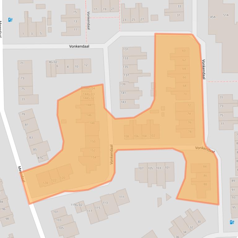 Kaart van postcodegebied 6228JS.