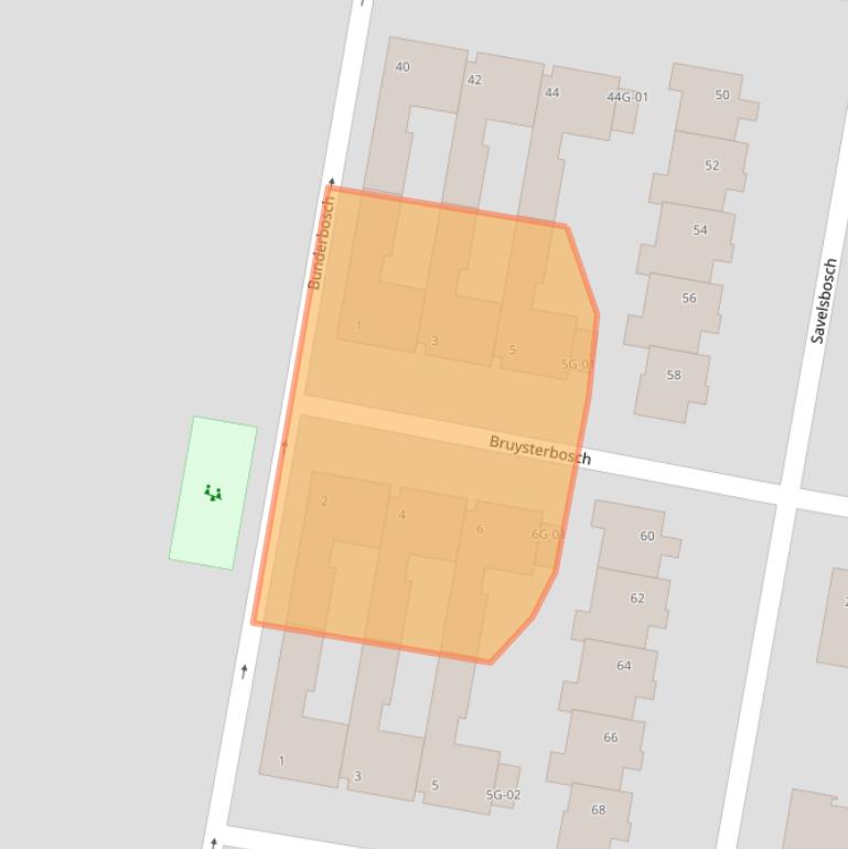 Kaart van postcodegebied 6228SV.