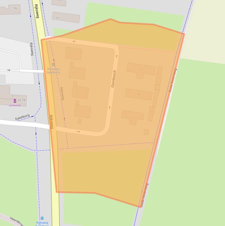 Kaart van postcodegebied 6228SW.