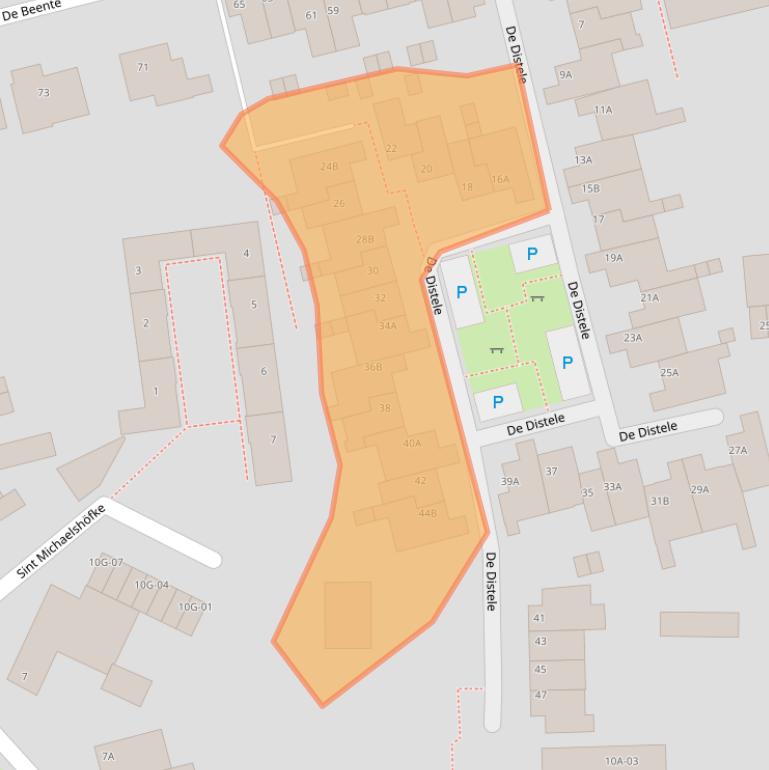 Kaart van postcodegebied 6229AZ.