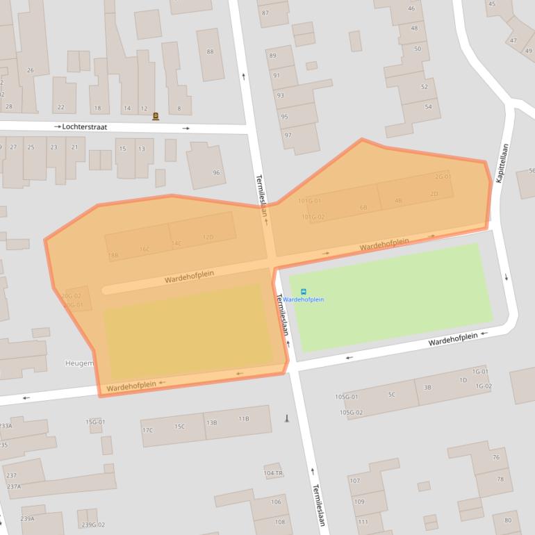 Kaart van postcodegebied 6229BB.