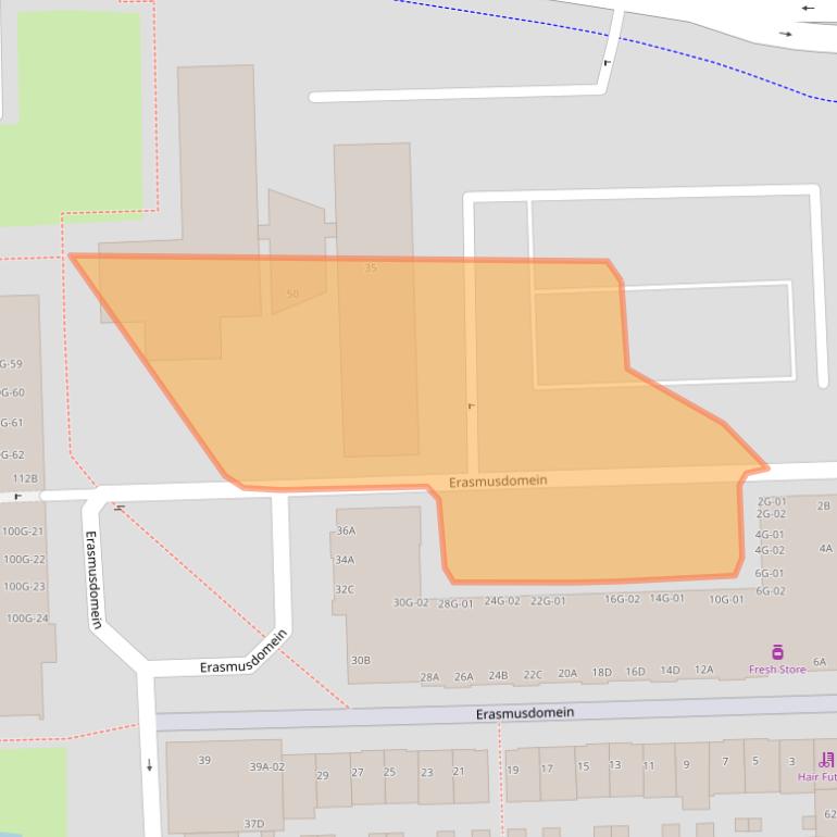 Kaart van postcodegebied 6229BL.