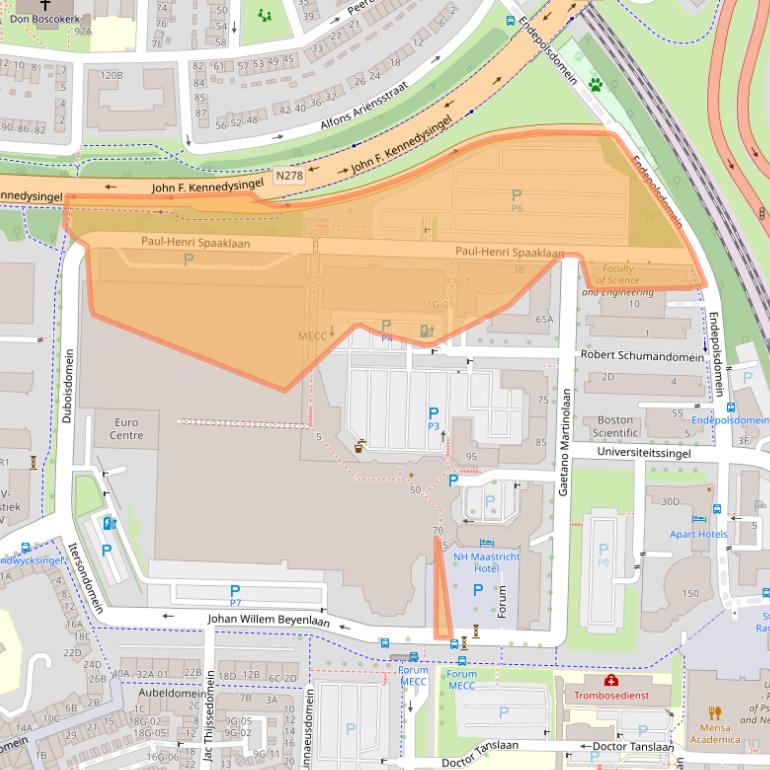 Kaart van postcodegebied 6229EN.