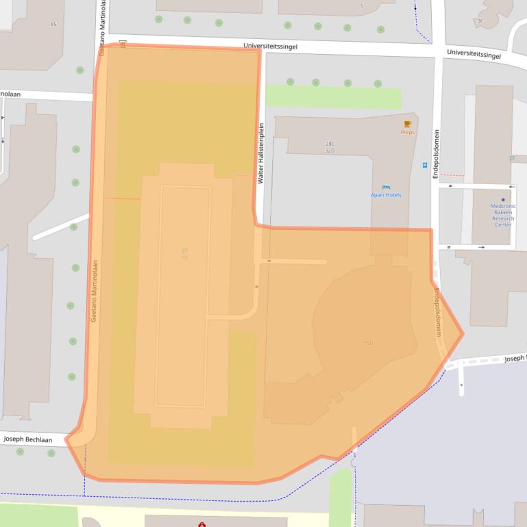 Kaart van postcodegebied 6229EP.