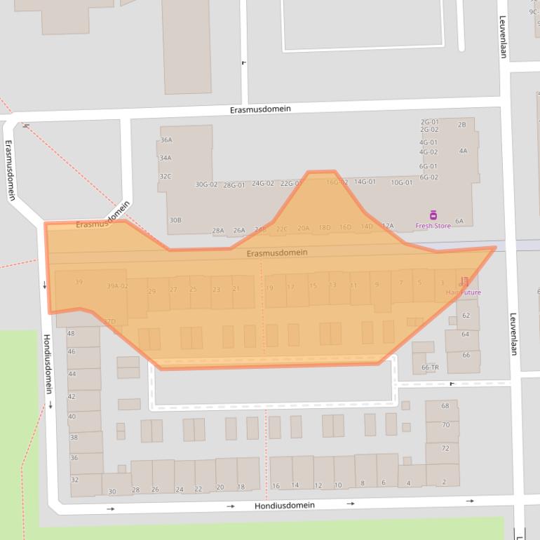 Kaart van postcodegebied 6229GB.