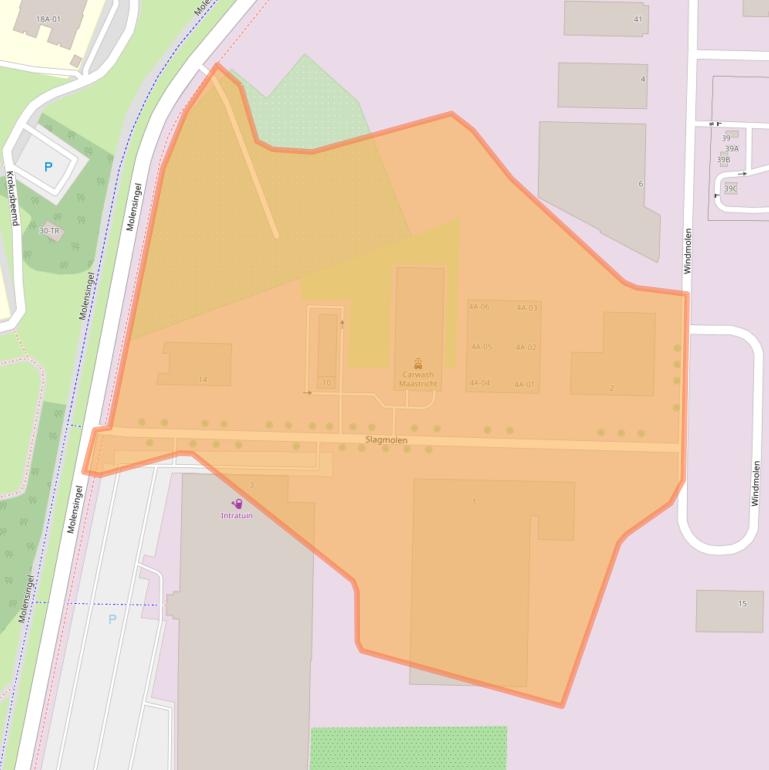 Kaart van postcodegebied 6229PP.