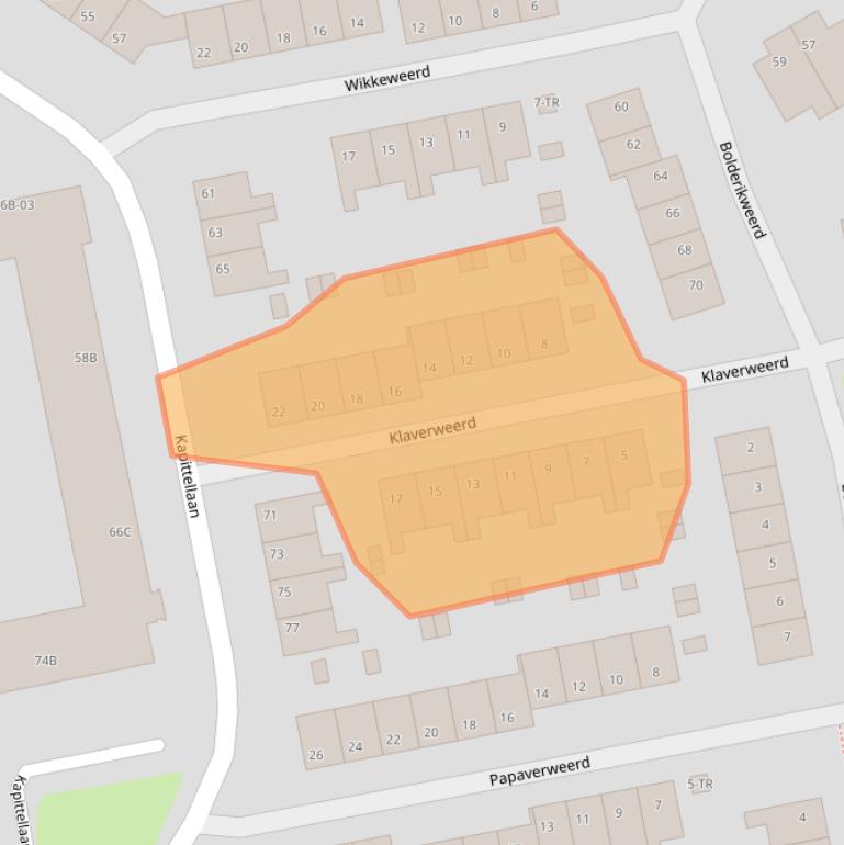 Kaart van postcodegebied 6229TN.
