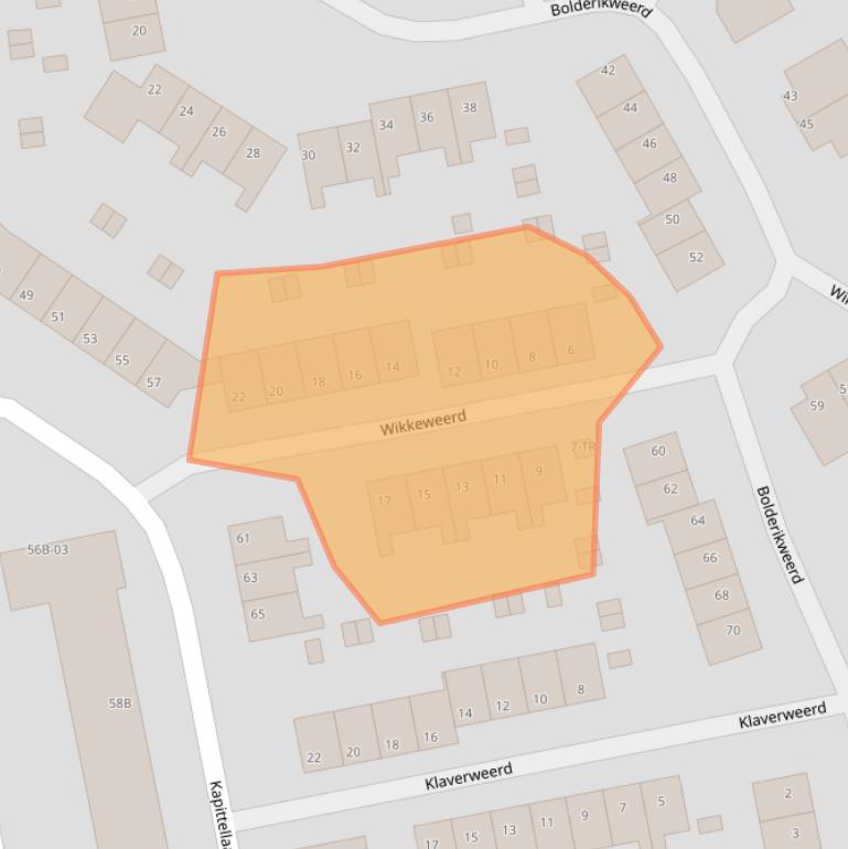 Kaart van postcodegebied 6229TP.