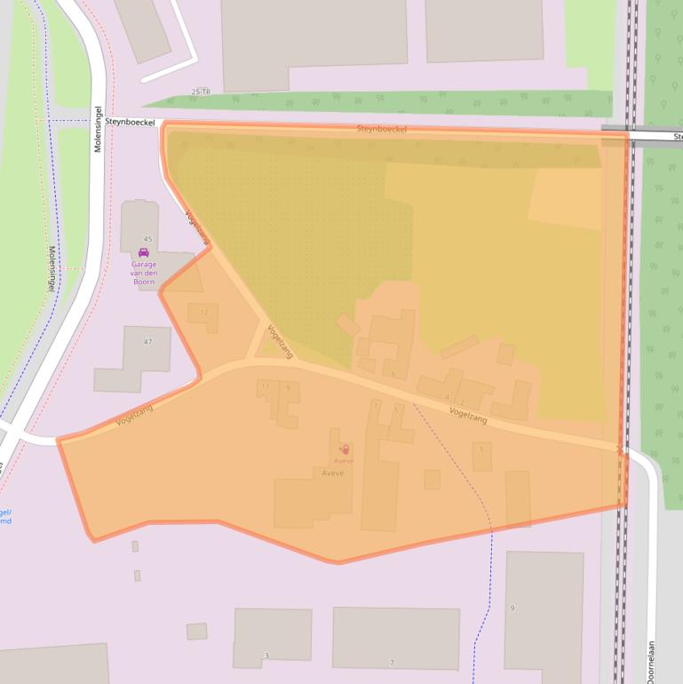 Kaart van postcodegebied 6229VM.