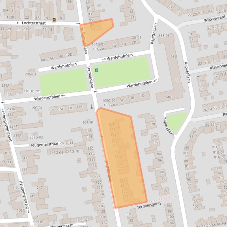 Kaart van postcodegebied 6229VT.