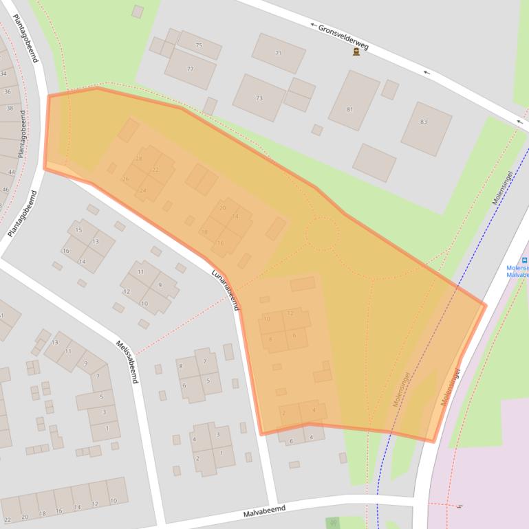 Kaart van postcodegebied 6229WC.