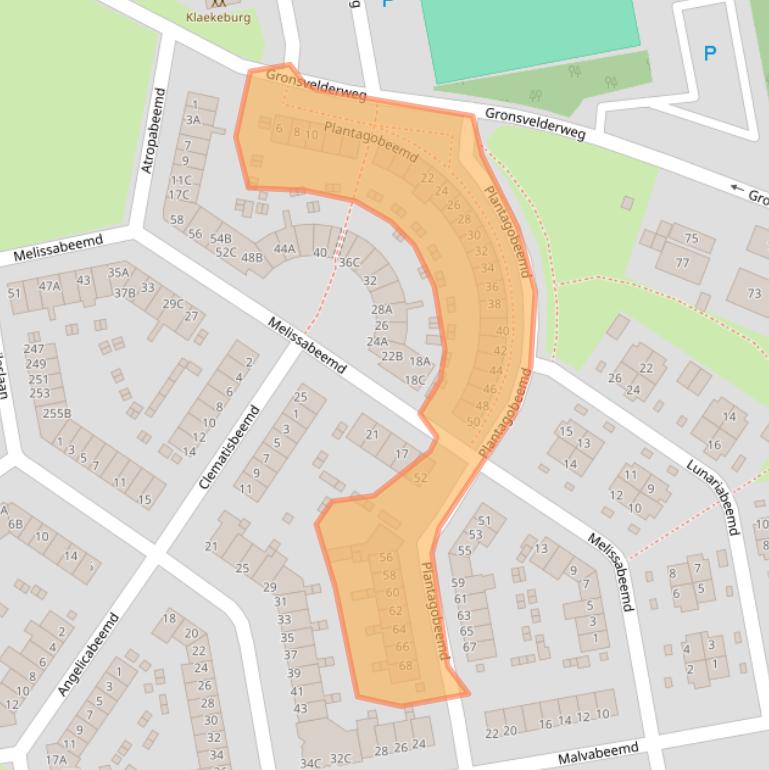 Kaart van postcodegebied 6229WK.
