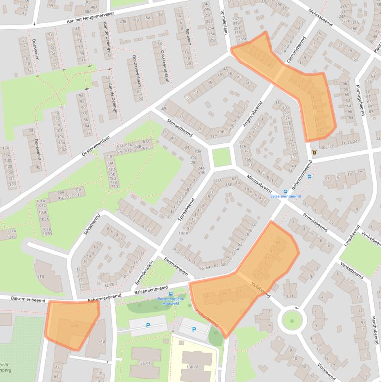 Kaart van postcodegebied 6229WP.