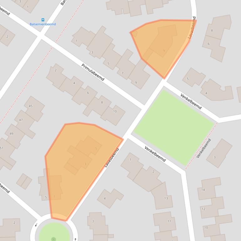 Kaart van postcodegebied 6229WS.