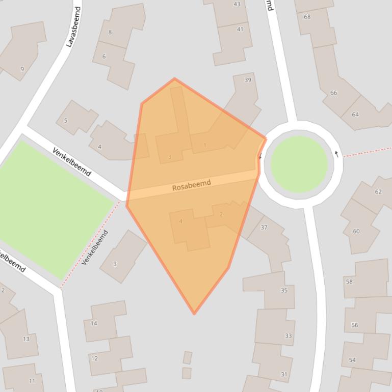 Kaart van postcodegebied 6229WZ.