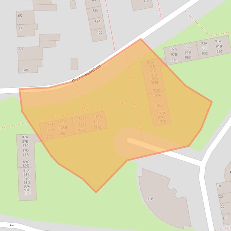 Kaart van postcodegebied 6229XP.