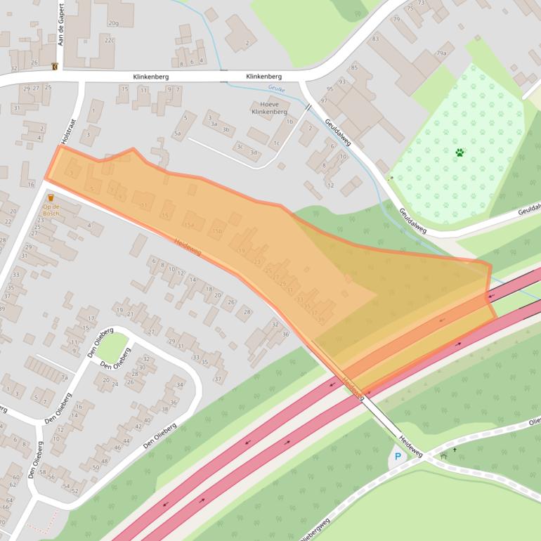 Kaart van postcodegebied 6231AH.