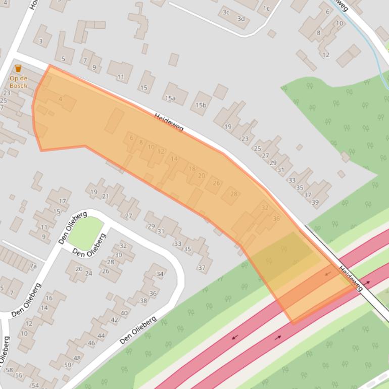 Kaart van postcodegebied 6231AJ.