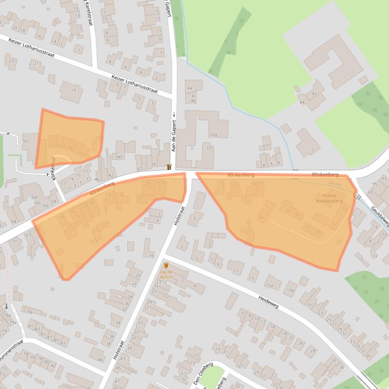 Kaart van postcodegebied 6231BA.