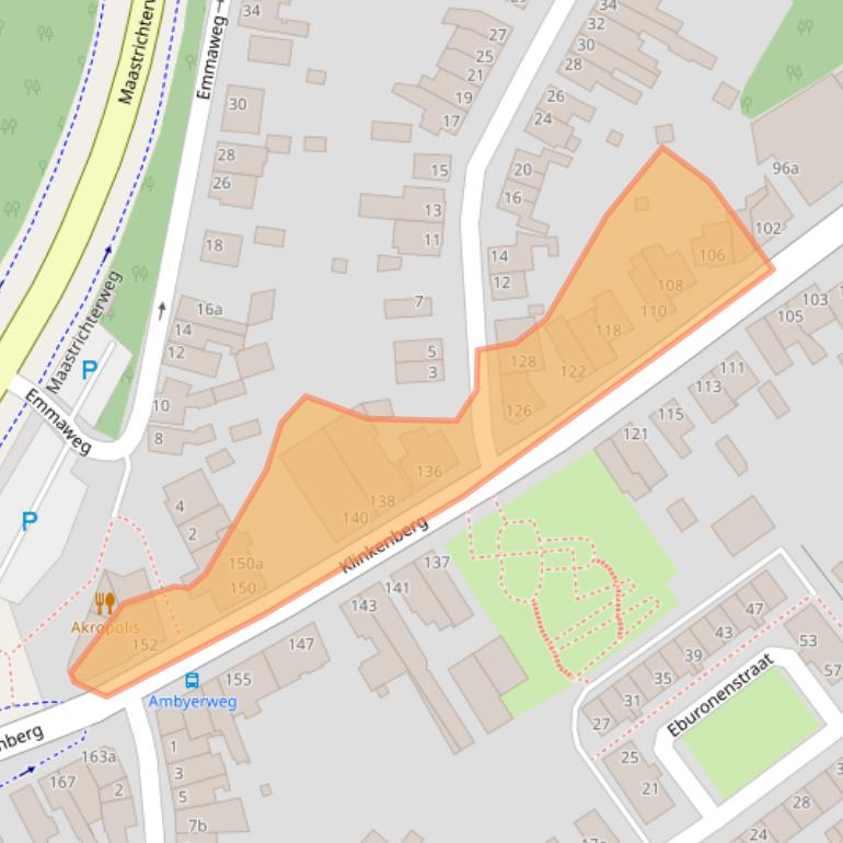 Kaart van postcodegebied 6231BG.