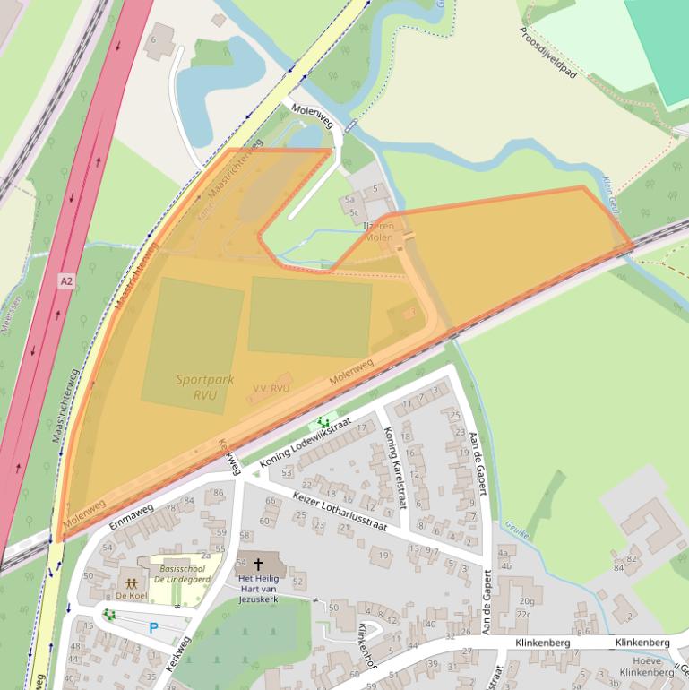 Kaart van postcodegebied 6231BL.