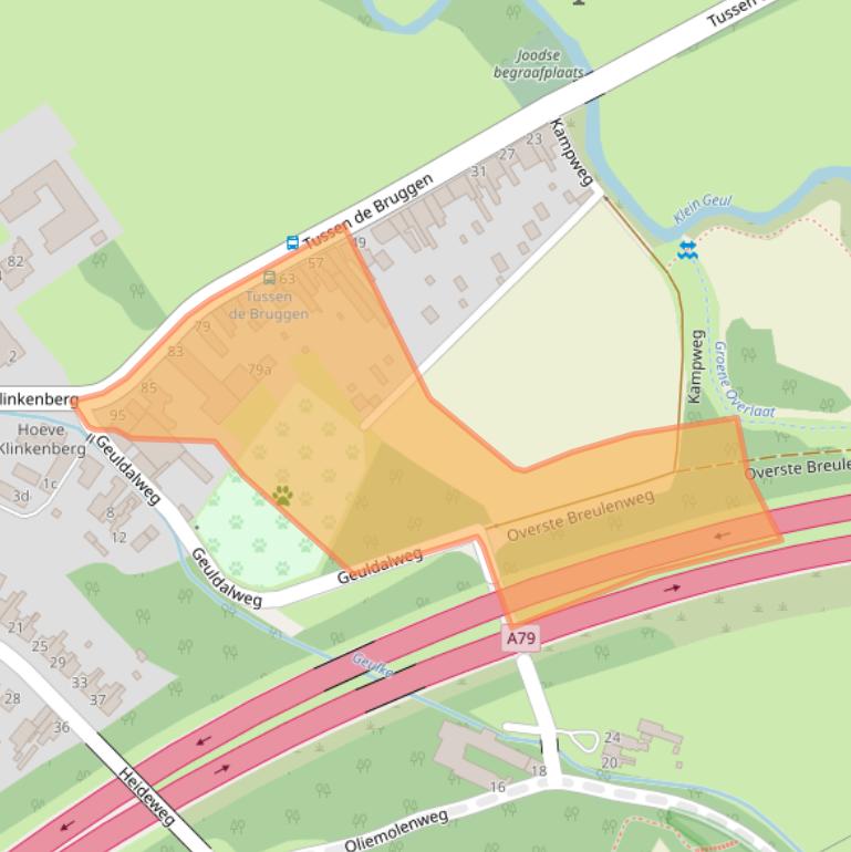 Kaart van postcodegebied 6231CB.