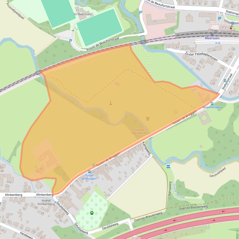 Kaart van postcodegebied 6231CC.