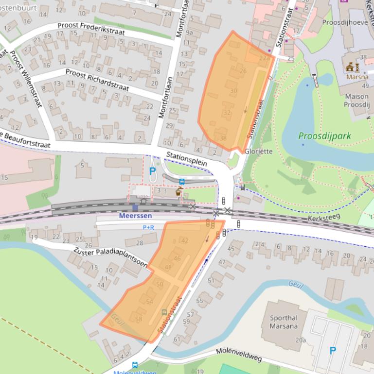 Kaart van postcodegebied 6231CM.