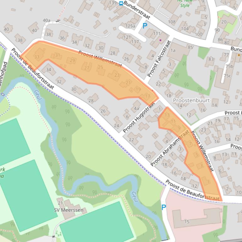 Kaart van postcodegebied 6231CV.