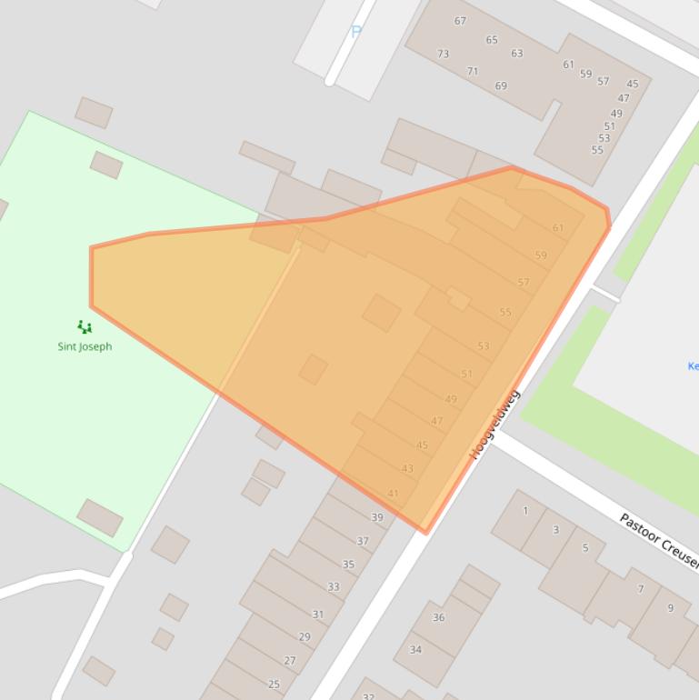 Kaart van postcodegebied 6231ES.