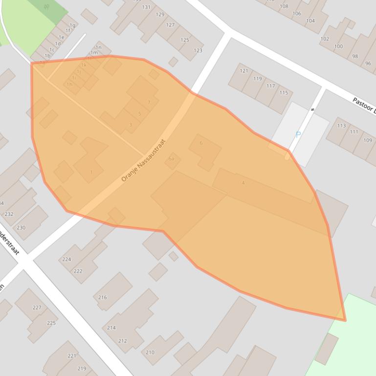 Kaart van postcodegebied 6231EX.