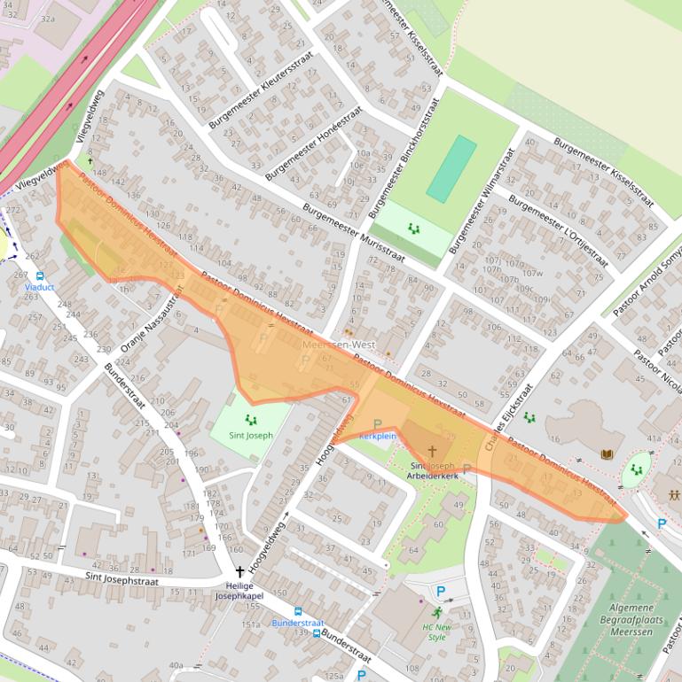 Kaart van postcodegebied 6231HE.