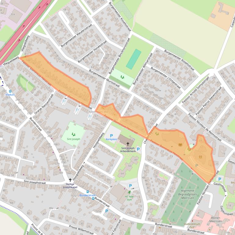 Kaart van postcodegebied 6231HG.