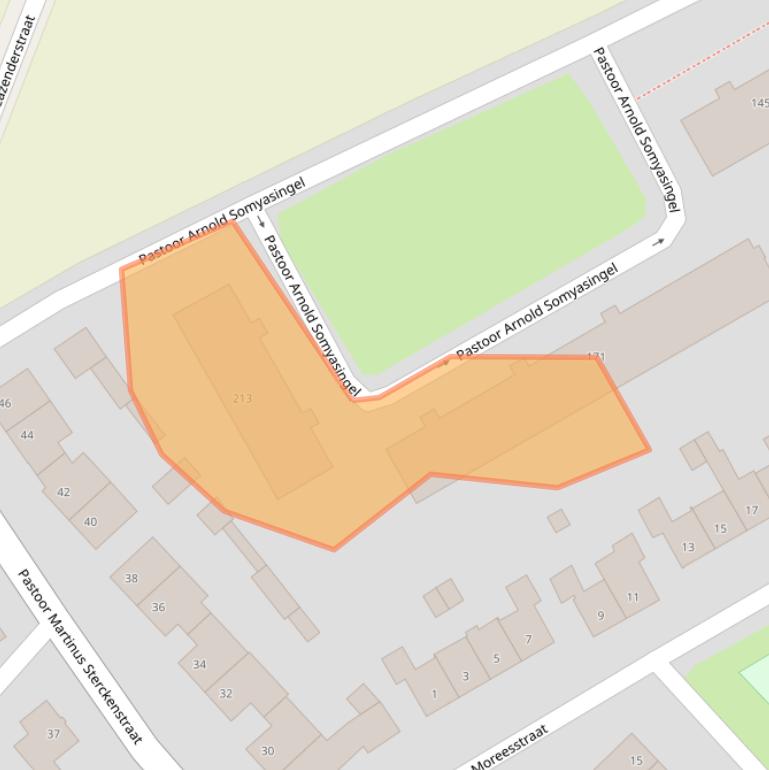 Kaart van postcodegebied 6231HS.