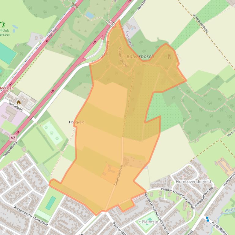 Kaart van postcodegebied 6231HZ.