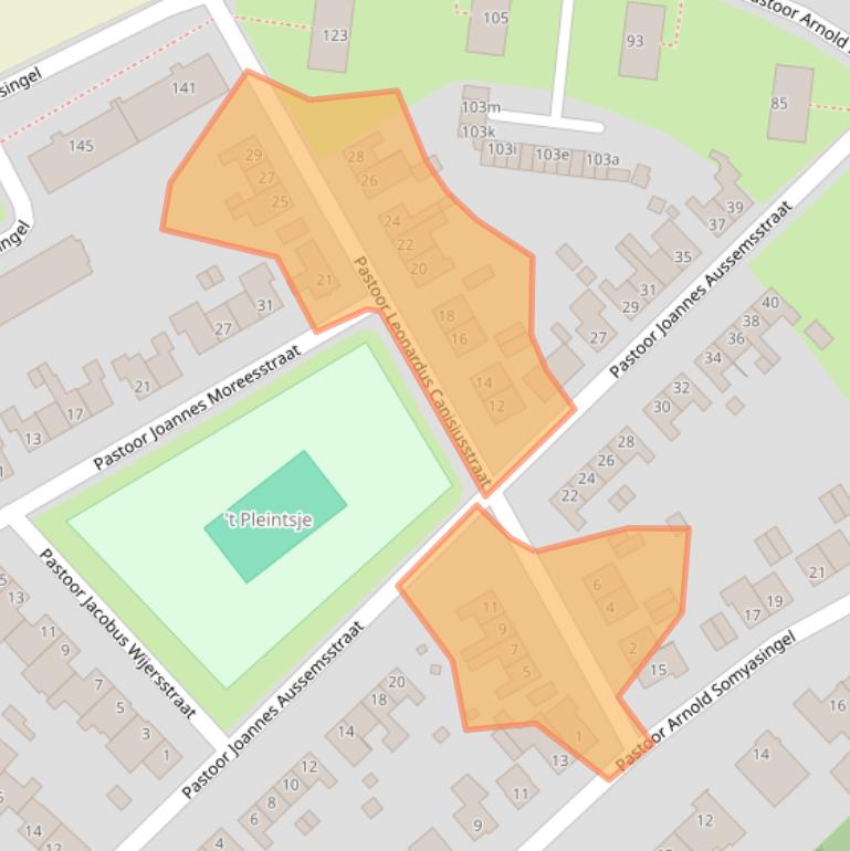 Kaart van postcodegebied 6231JK.