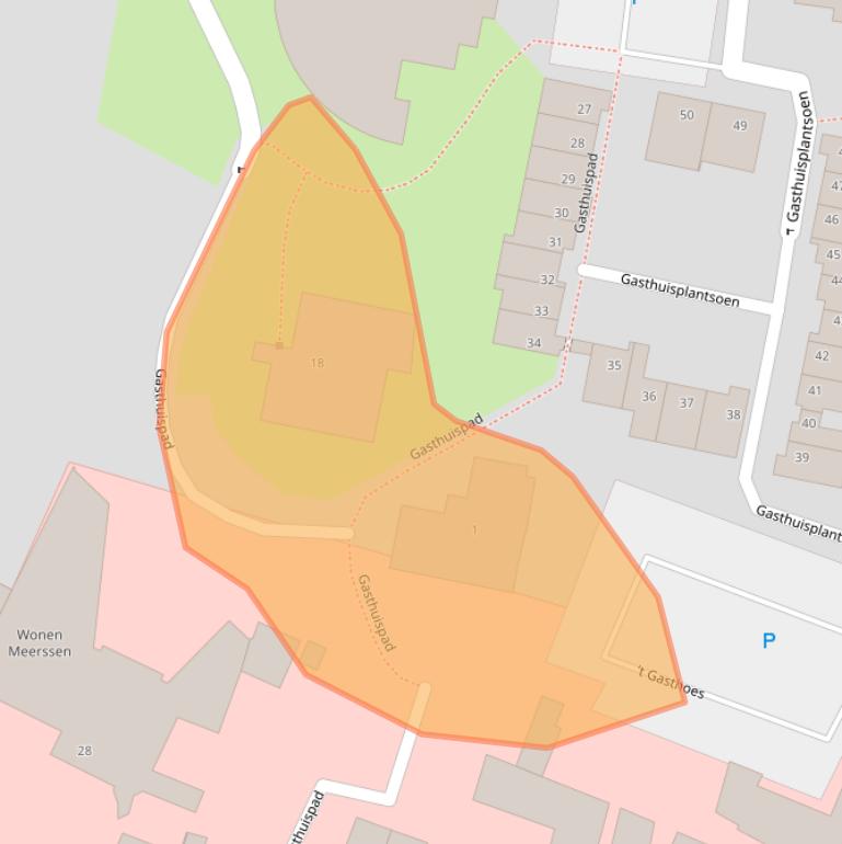 Kaart van postcodegebied 6231JX.