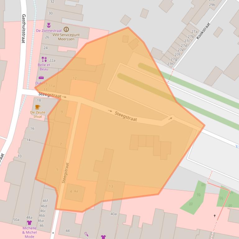 Kaart van postcodegebied 6231KA.