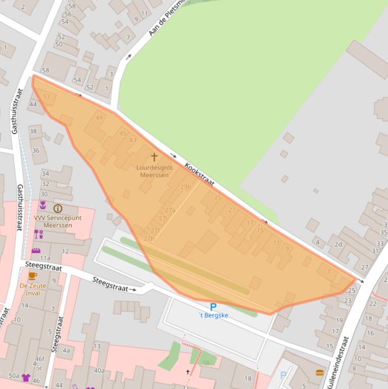 Kaart van postcodegebied 6231KB.