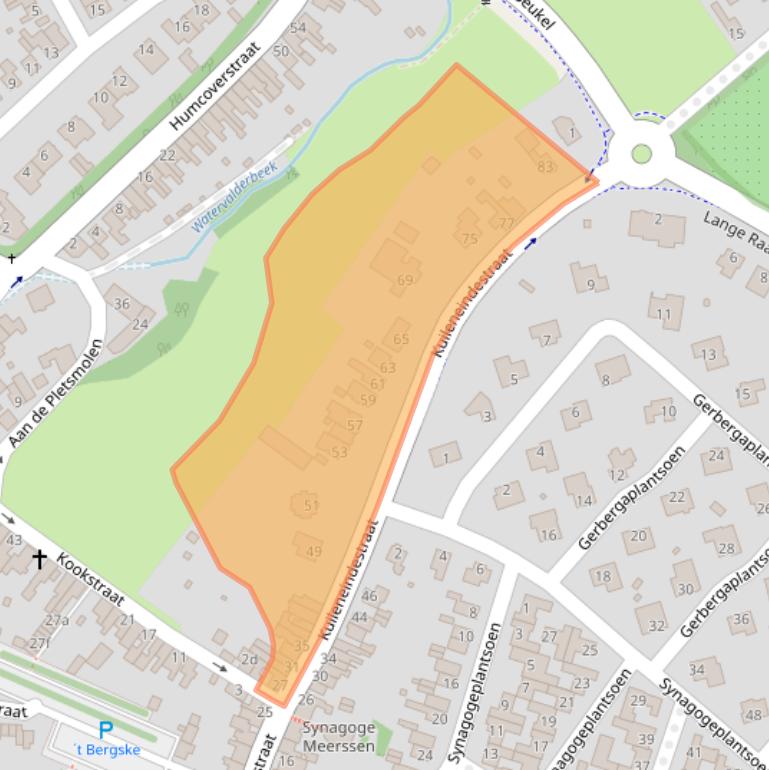 Kaart van postcodegebied 6231KE.